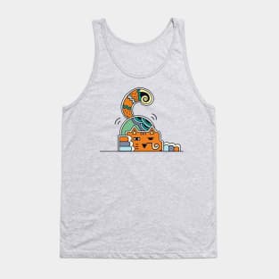 Zendoodle cat Tank Top